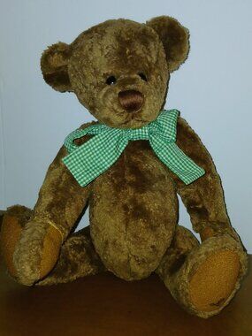 Vintage 1999 Cottage Collectibles by Ganz 14" Jointed Teddy Bear by Lorraine Toy